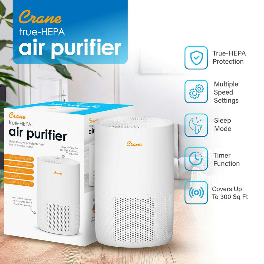 True HEPA Air Purifiers for Nursery, Up To 300 Sq Ft, with Sleep Mode, Child Lock