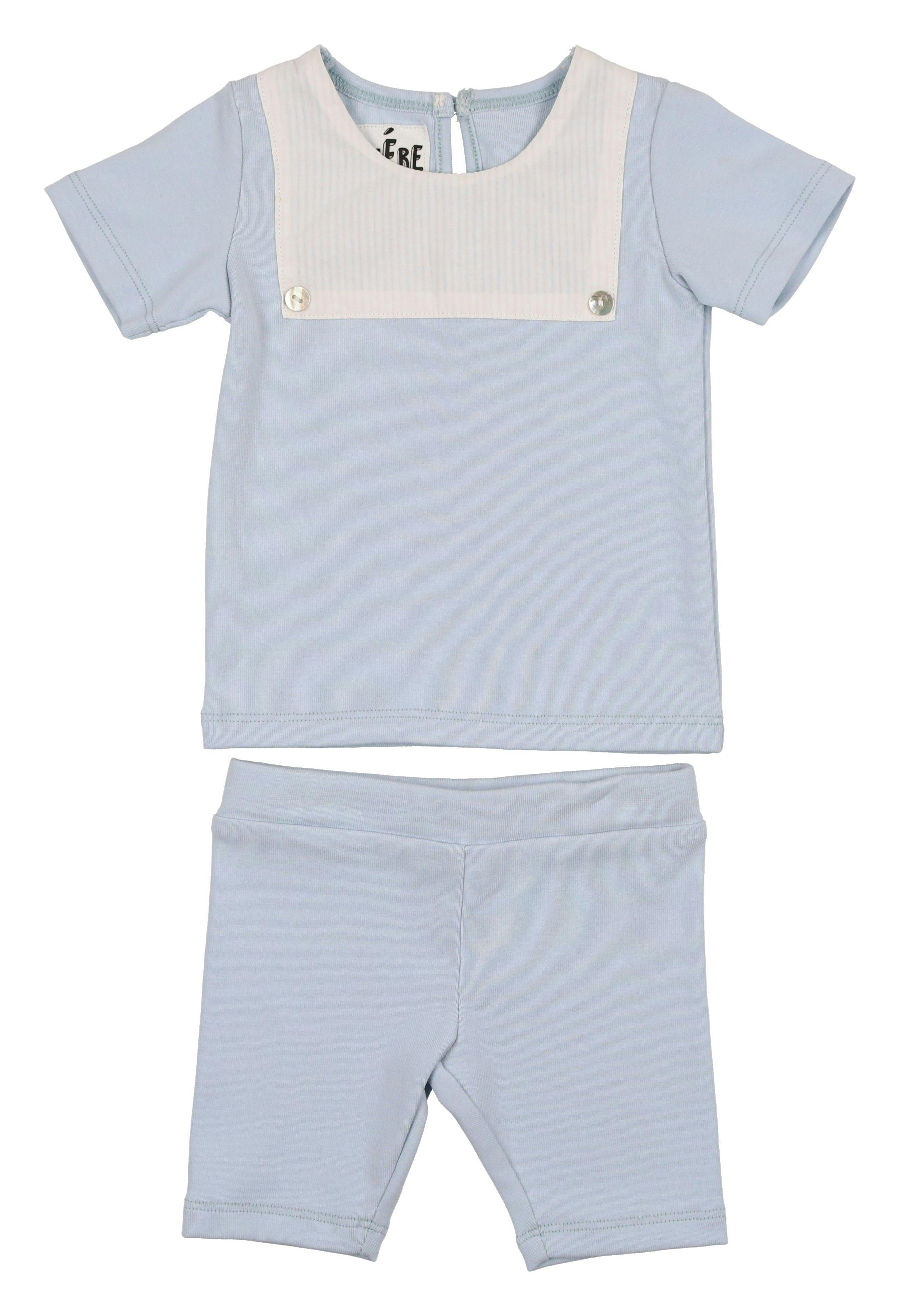 Poplin Bib Top & Short Set