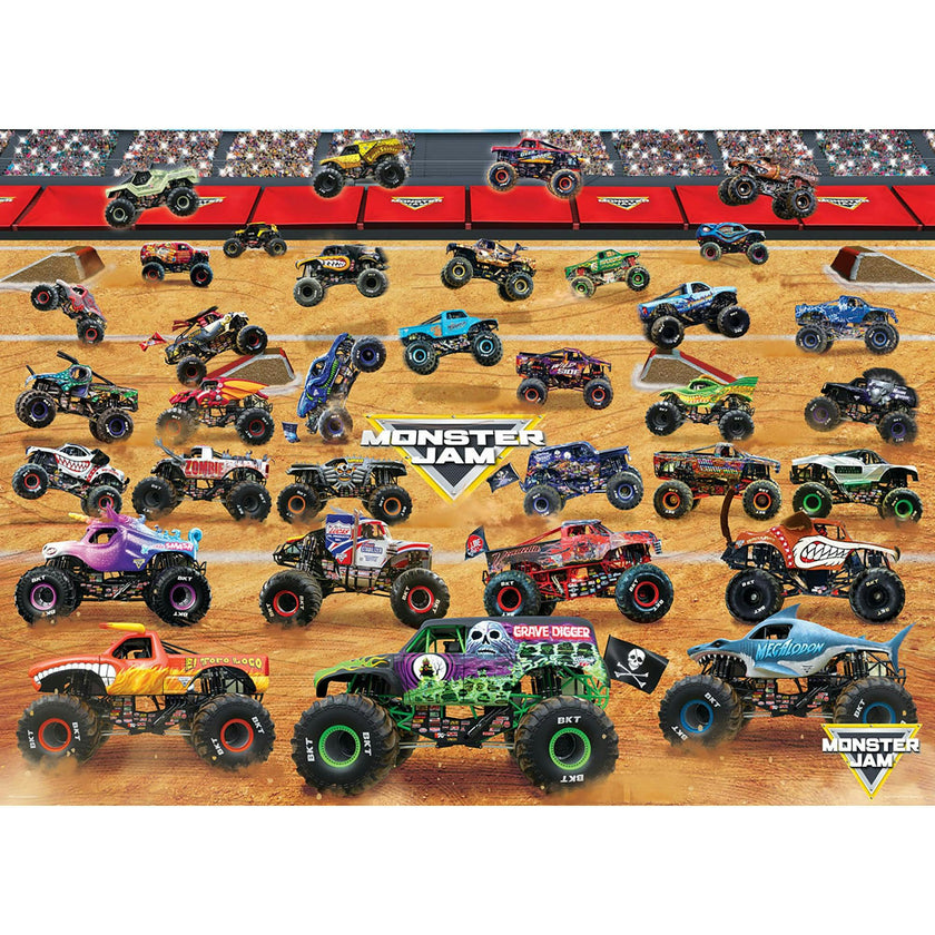 Monster Jam: Truck Lineup - 1000pc Puzzle