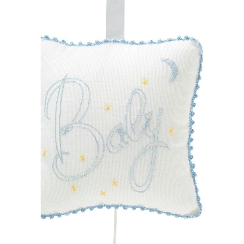 Boys Christening Musical Pillow