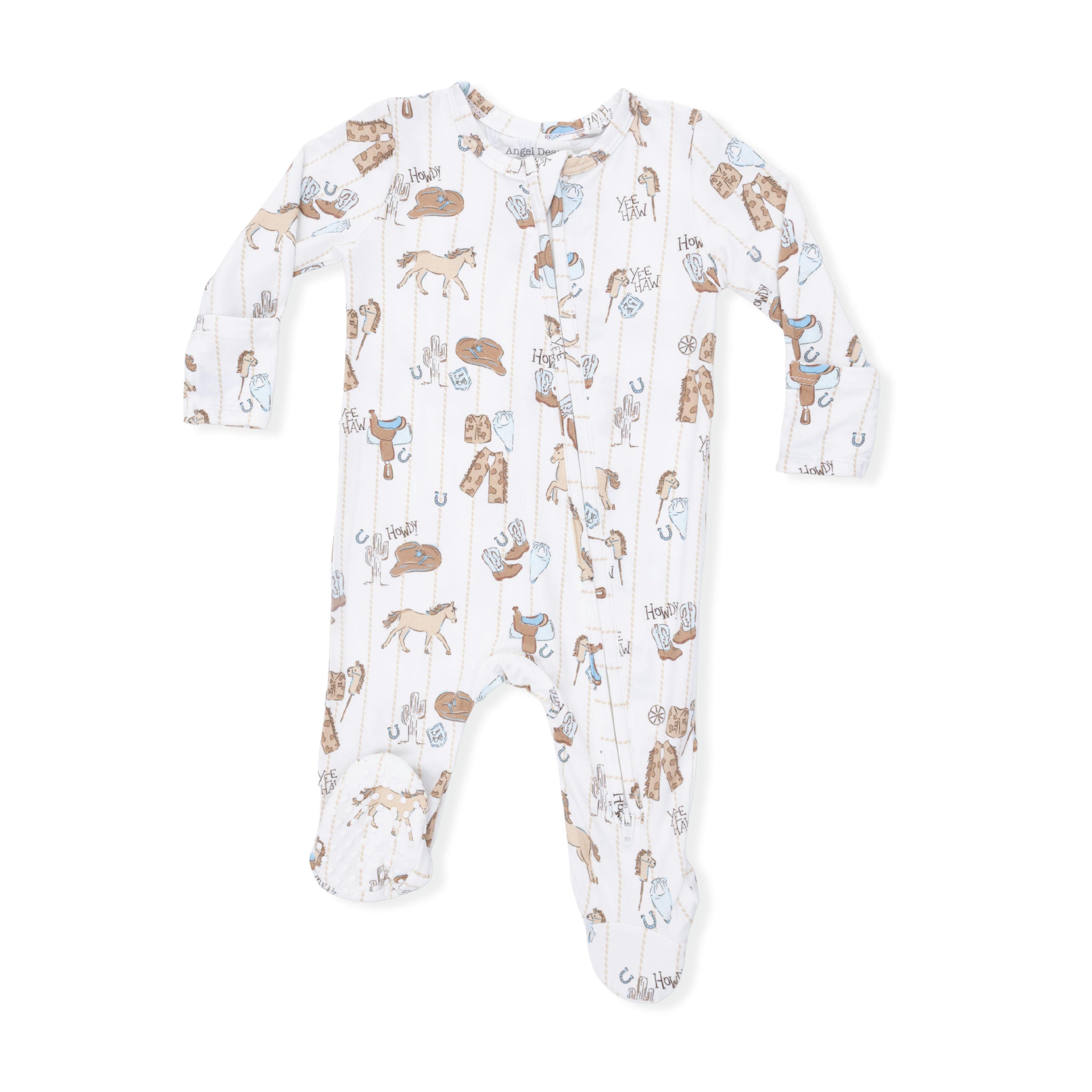Cowboy Nursery - 2 Way Zipper Footie