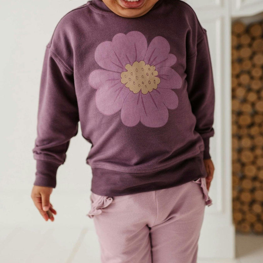 Boxy Sweatshirt Happy Girl