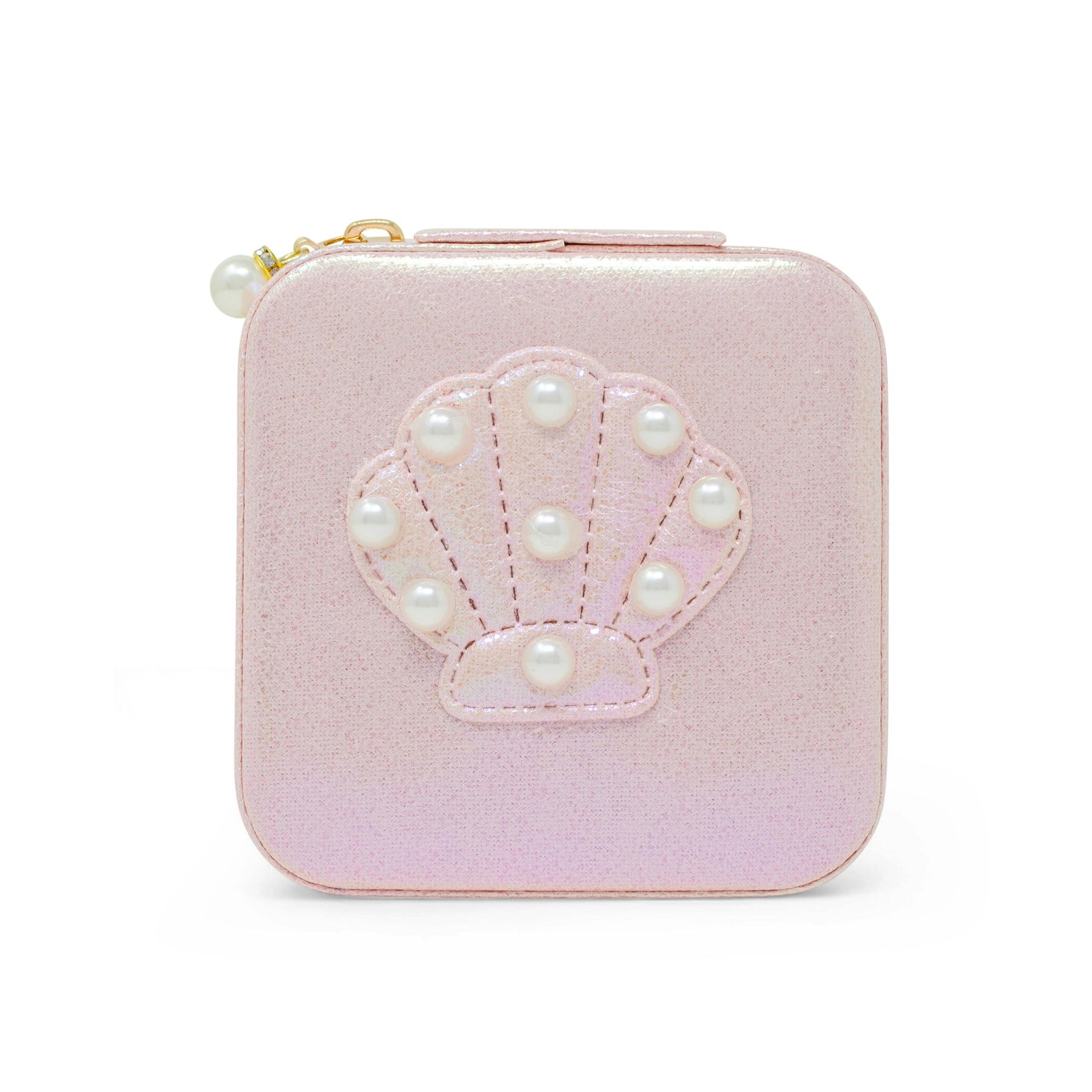 Girl's Mermaid Seashell Pearl Jewelry Box