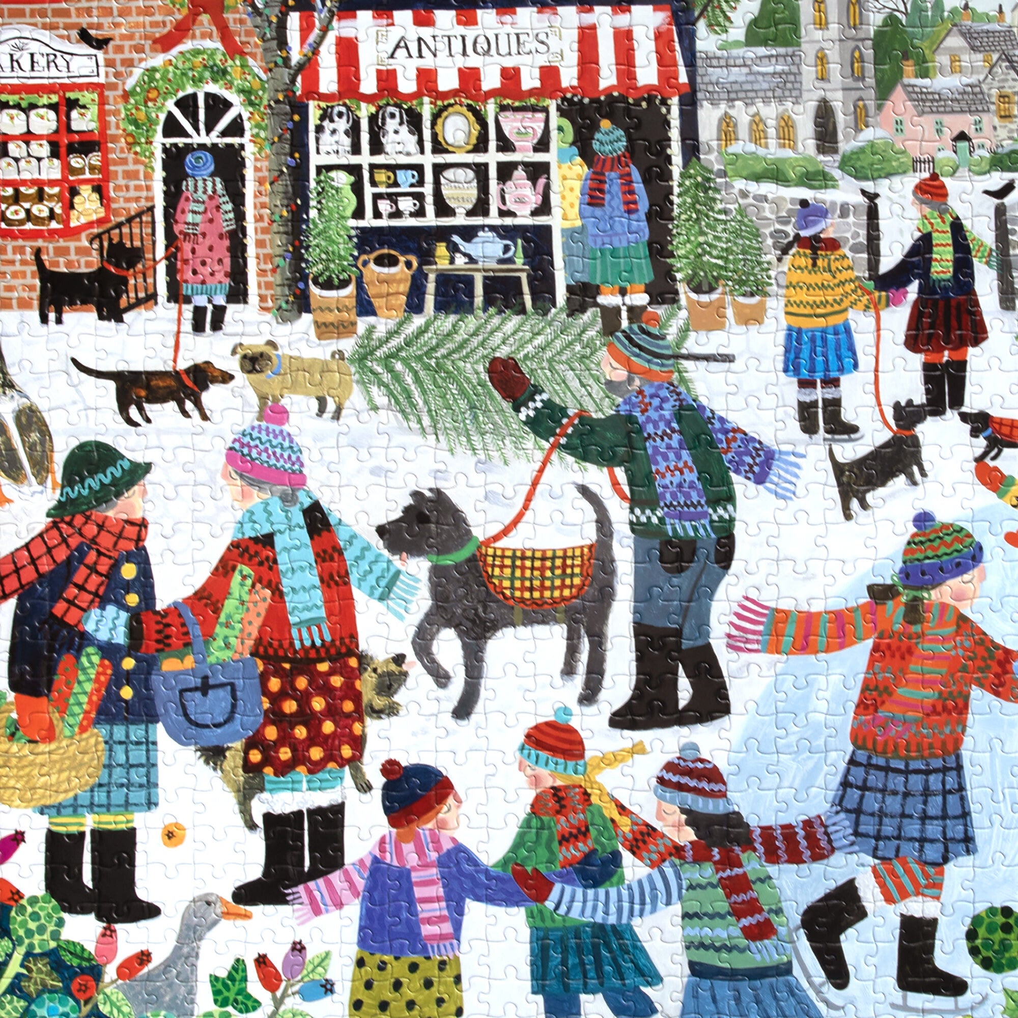 Piece & Love: Christmas in the Square - 1000 pc Puzzle