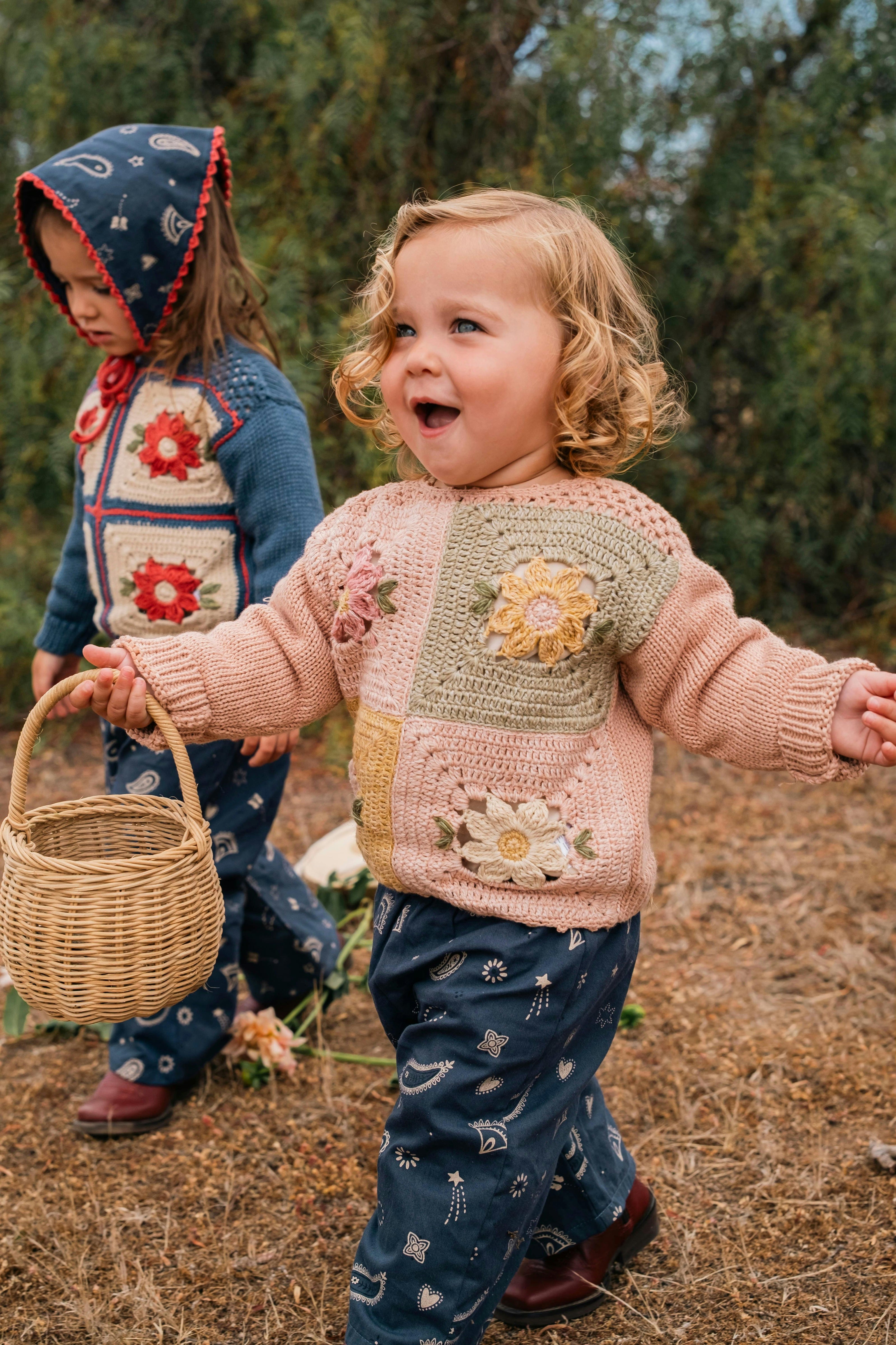 Patchwork Sweater in Meadow Bloom