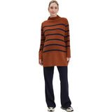 Sarabeth Neck Long Sleeve Maternity Sweater
