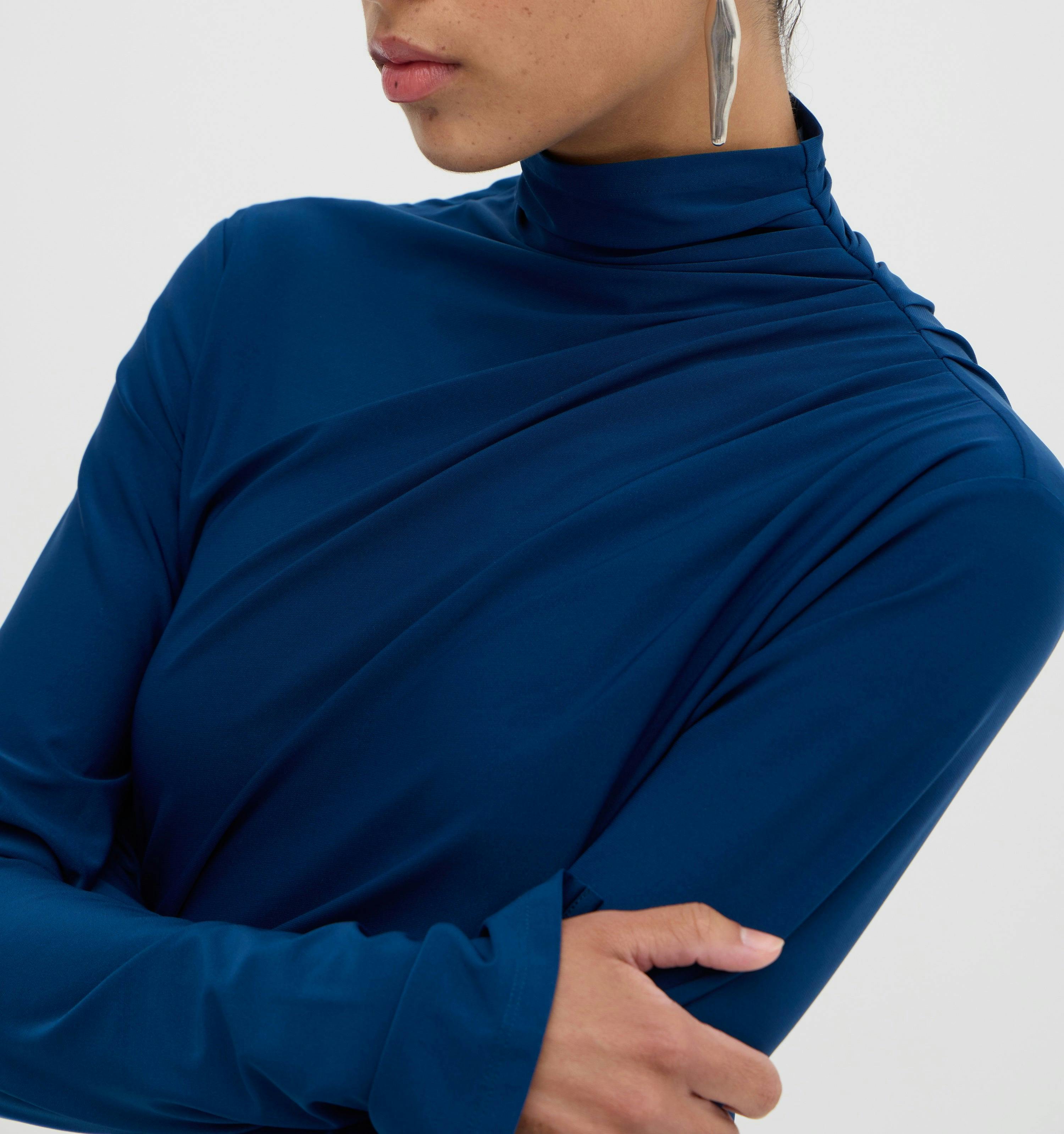 The Rizzo Dress - Peacock Blue