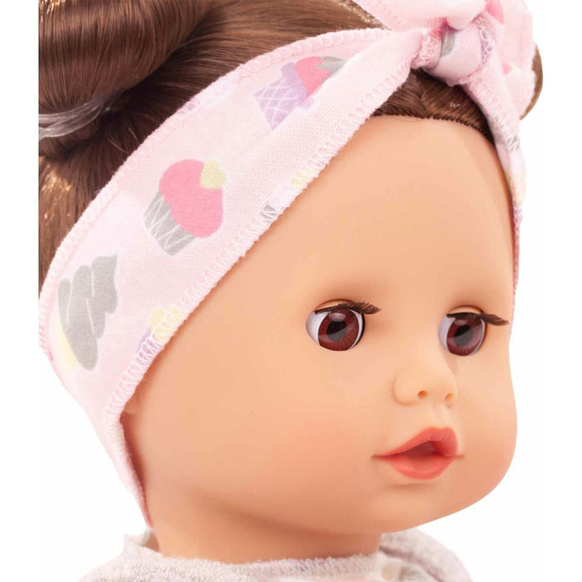 Muffin Popsicls 13" Soft Baby Doll with Brown Hair to Wash and Style
