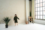 Rachel dress (olive-green velvet)