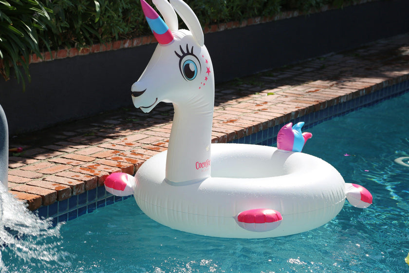 Rainbow Llamacorn Pool Float