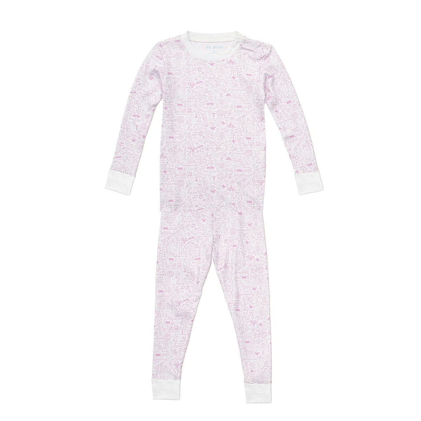 Dallas-Fort Worth Two Piece Kids Pajamas
