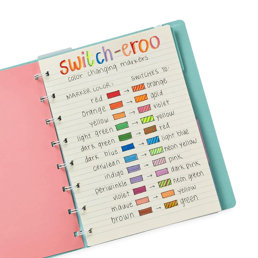 Switch-Eroo Color Changing Markers - Classic - Set of 12