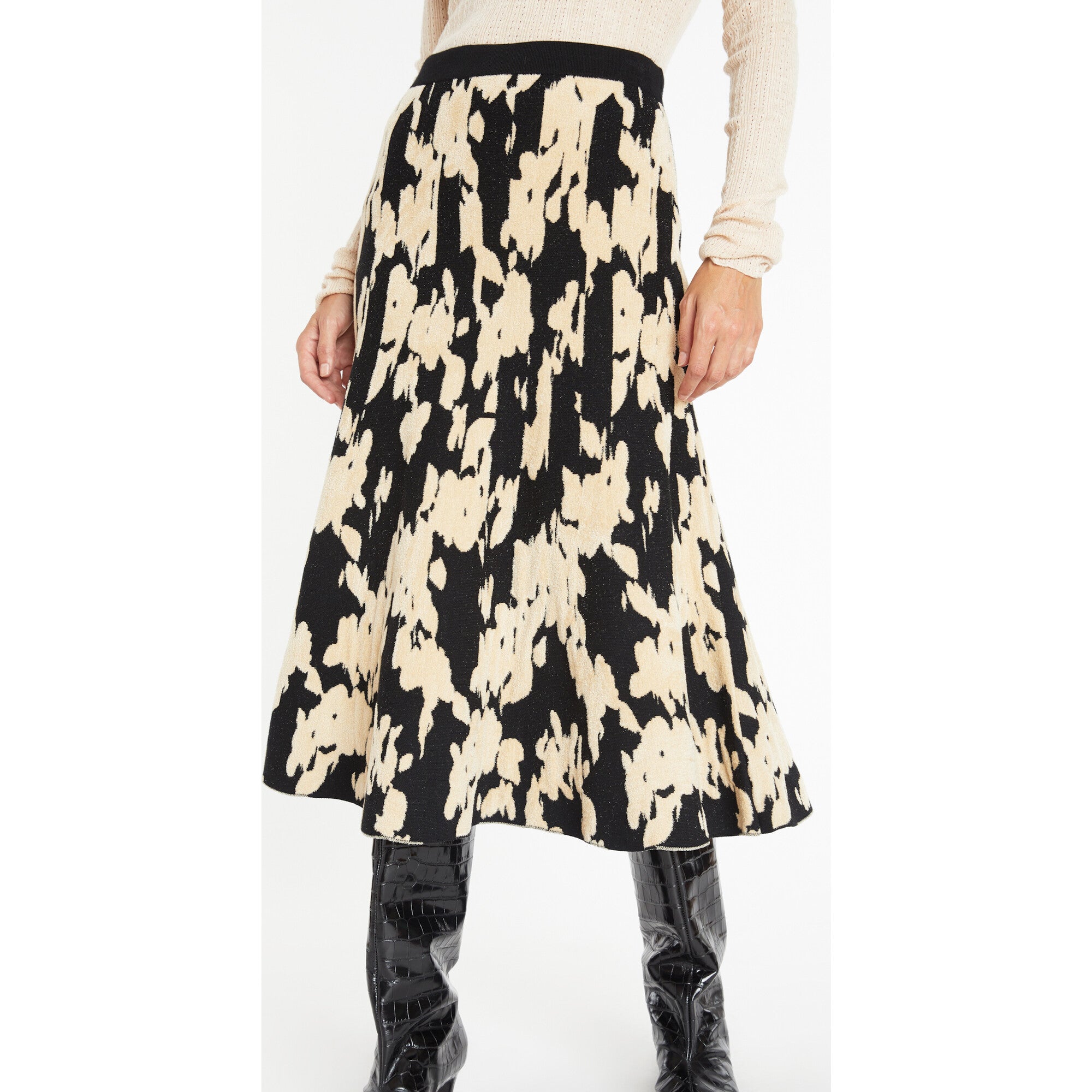 Women's Ripley Knit Skirt, Multi