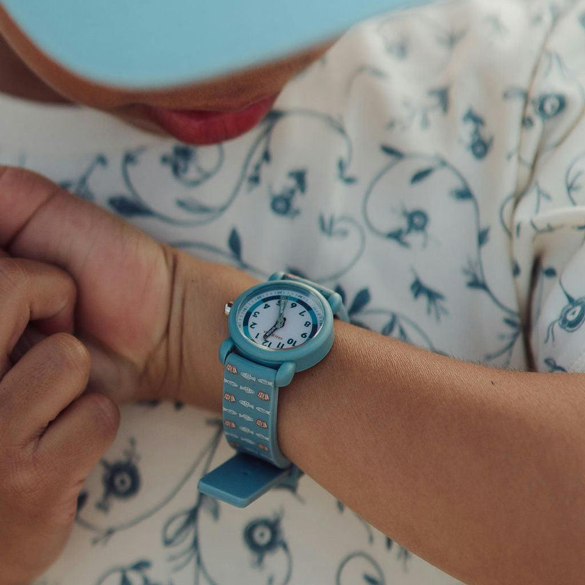Classic Watch | Silicone + Stainless Steel | Go Fish