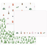 Set of 8 Flat Notecards