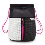 Sophy Drawstring Backpack Neon Pink