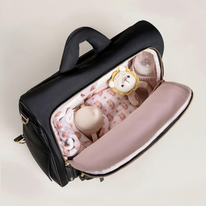 Satchel 14-Compartment Diaper Bag