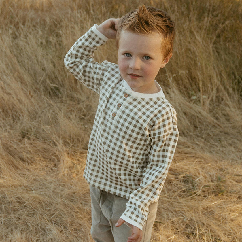 Organic Henley Tee
