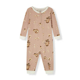 Mushroom Organic Cotton Zipper Pajama