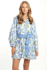 Angela Dress - Fleur Bleu
