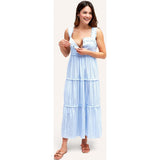 Emma During + After Maxi Tank Dress, Stripes