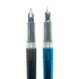 Splendid Duo Fountain Pens - Black & Blue Ink - Set of 2