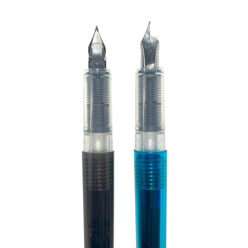 Splendid Duo Fountain Pens - Black & Blue Ink - Set of 2