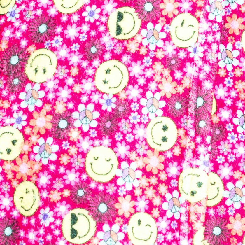 Spring Flowers Plush Lounge Shorts