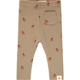 Allover Orange Print Leggings