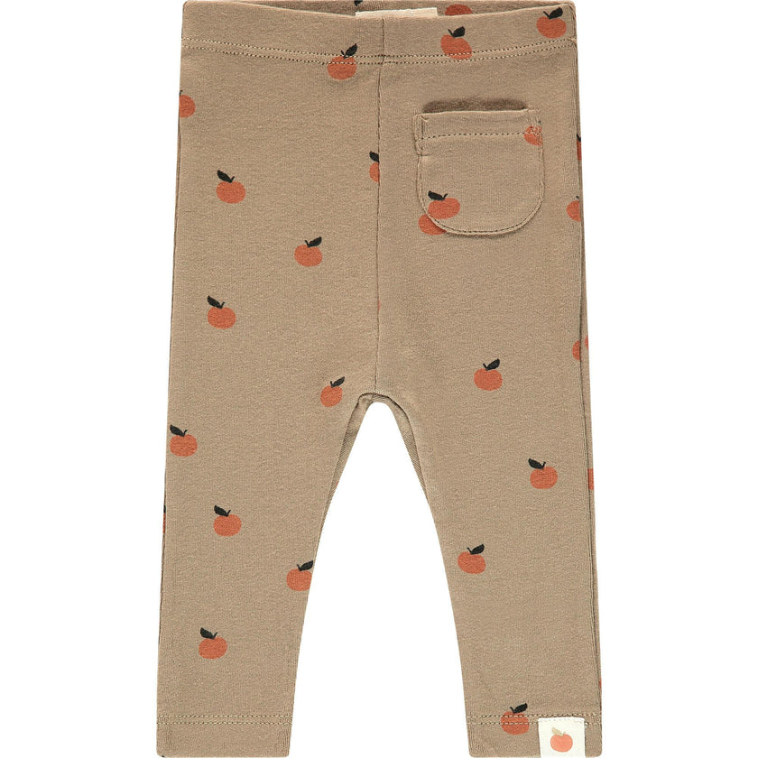 Allover Orange Print Leggings