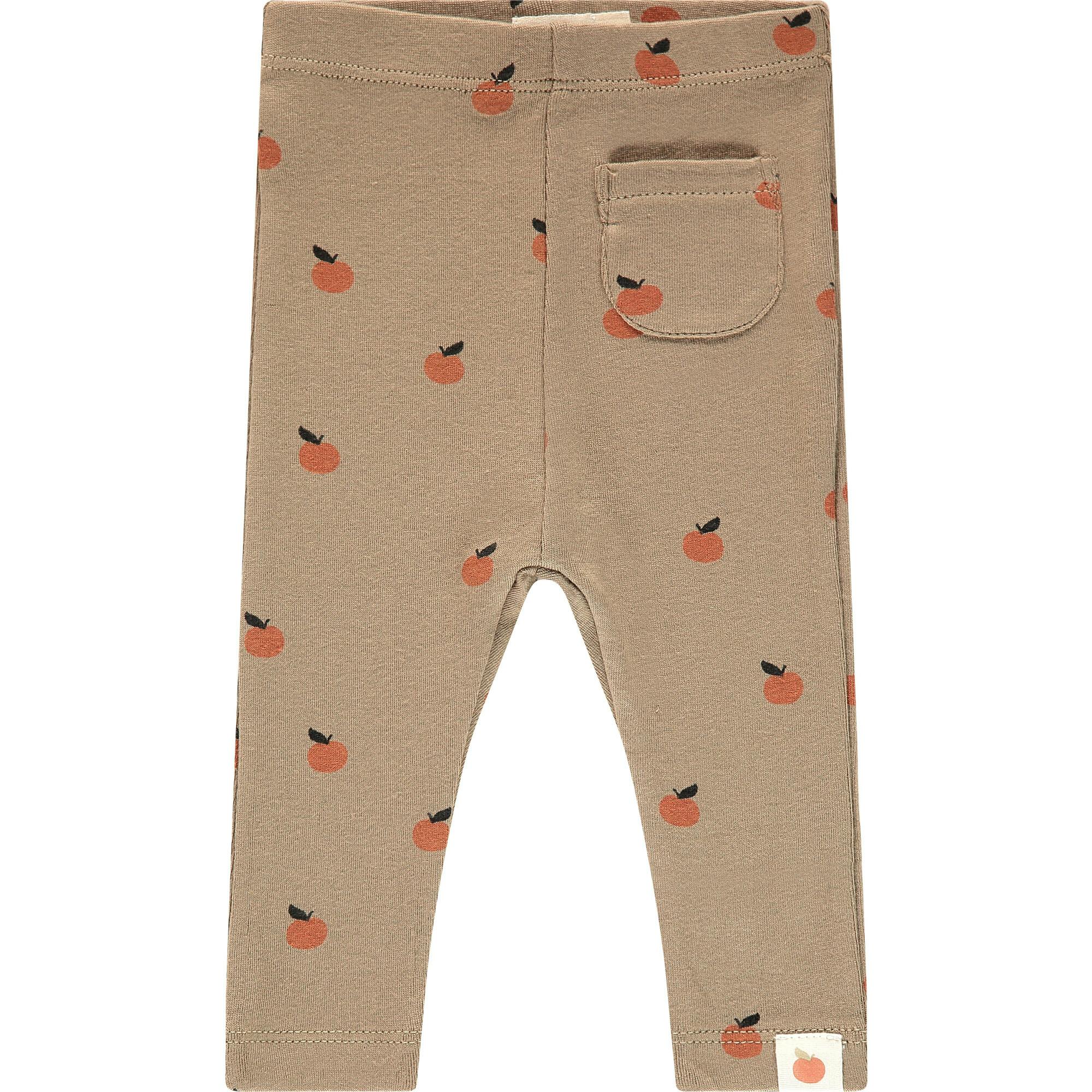 Allover Orange Print Leggings