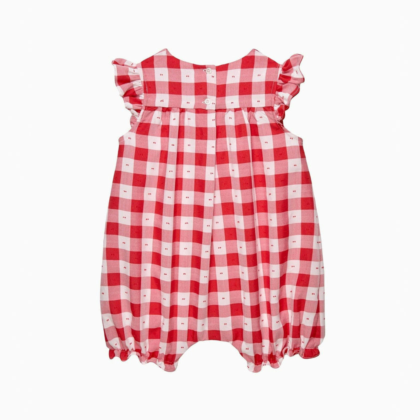 Baby Gingham Ruffle Romper