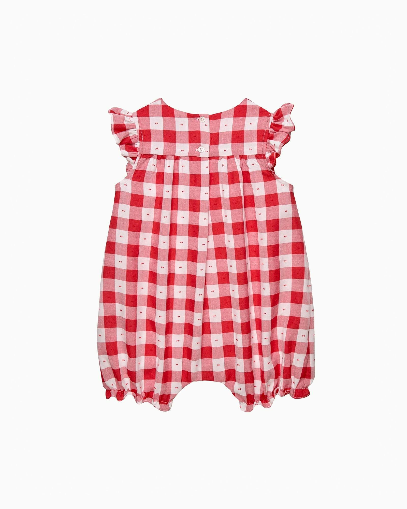 Baby Gingham Ruffle Romper