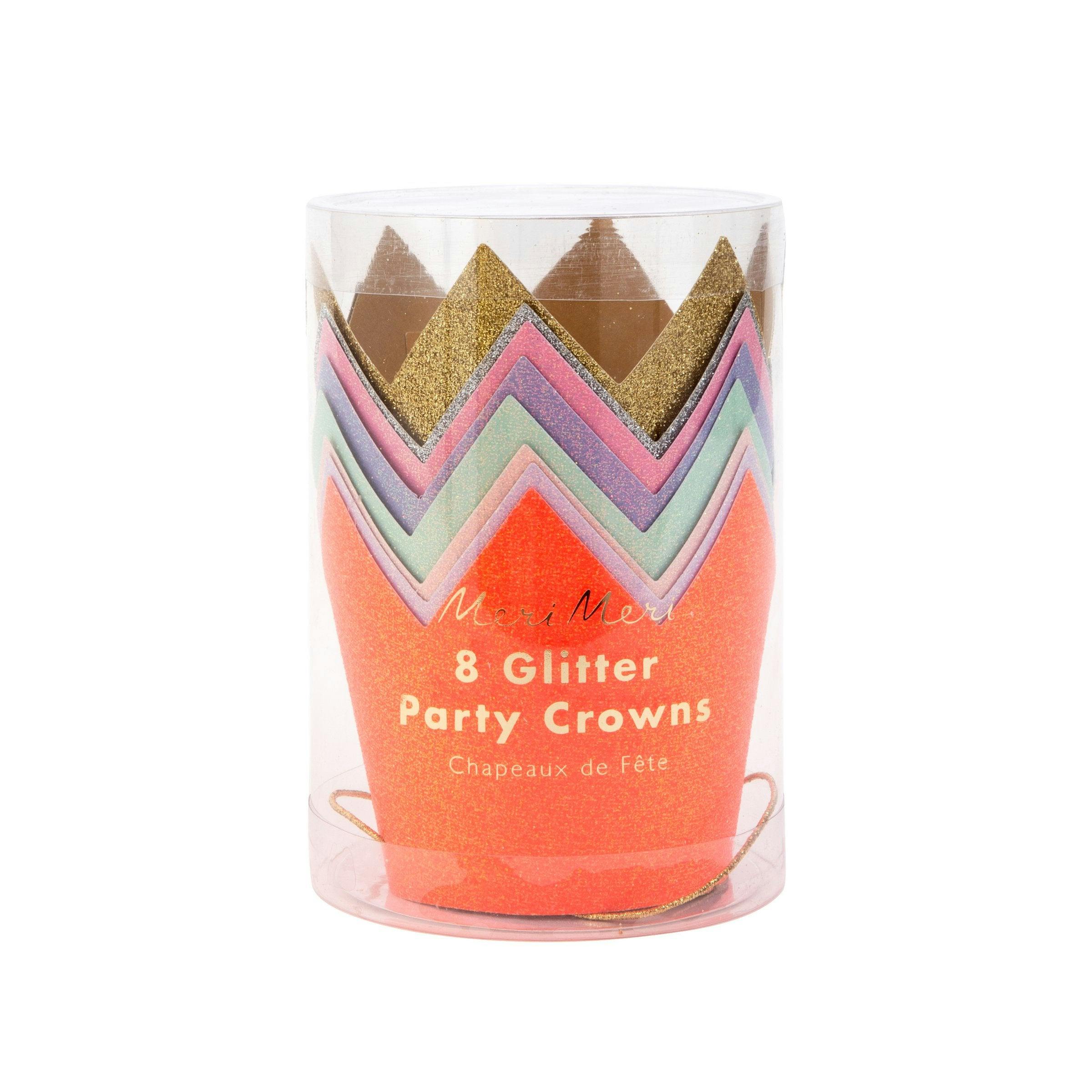 Mini Glitter Crowns