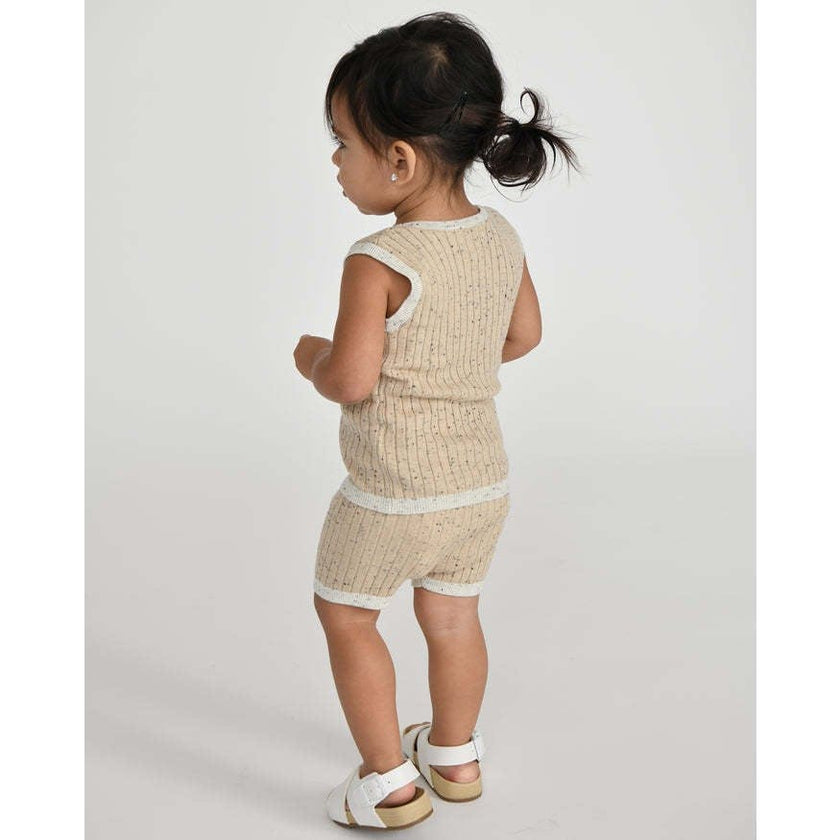 Baby Hug Me Ribbed Contrast Trim Tank Top