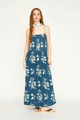 Zuma Dress in Navy Fig