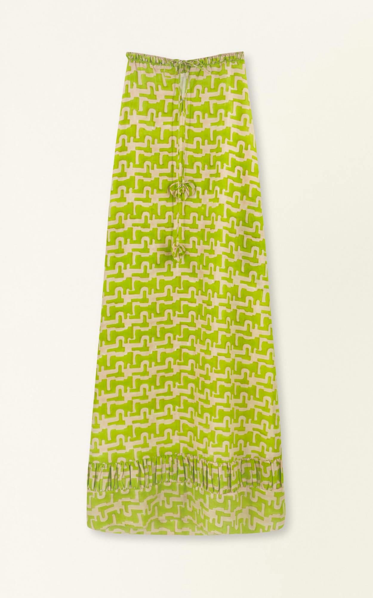 Bonaire Dress in Lime Popova