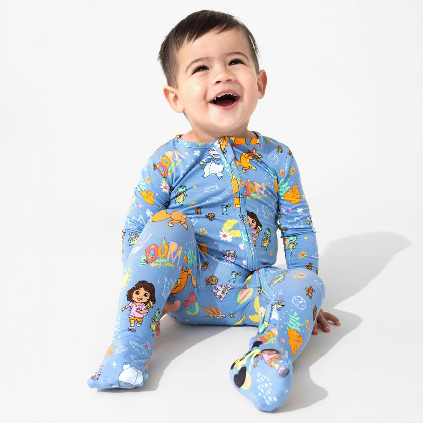 Dora: Fiesta Fun Bamboo Convertible Footie