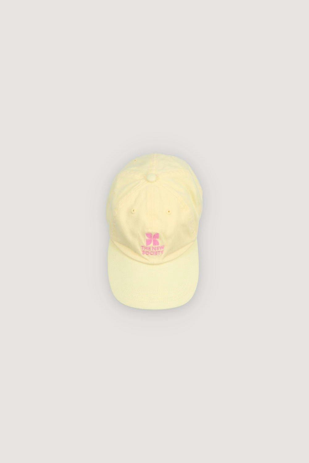 TNS Logo Cap Soft Lemon
