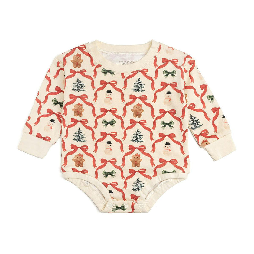 Christmas Cutie Long Sleeve Romper