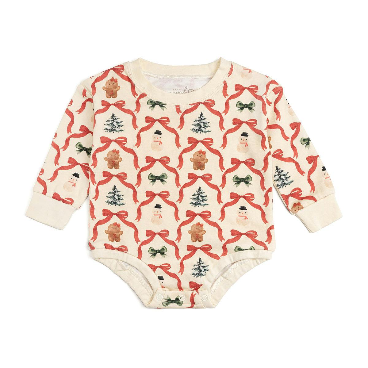 Christmas Cutie Long Sleeve Romper