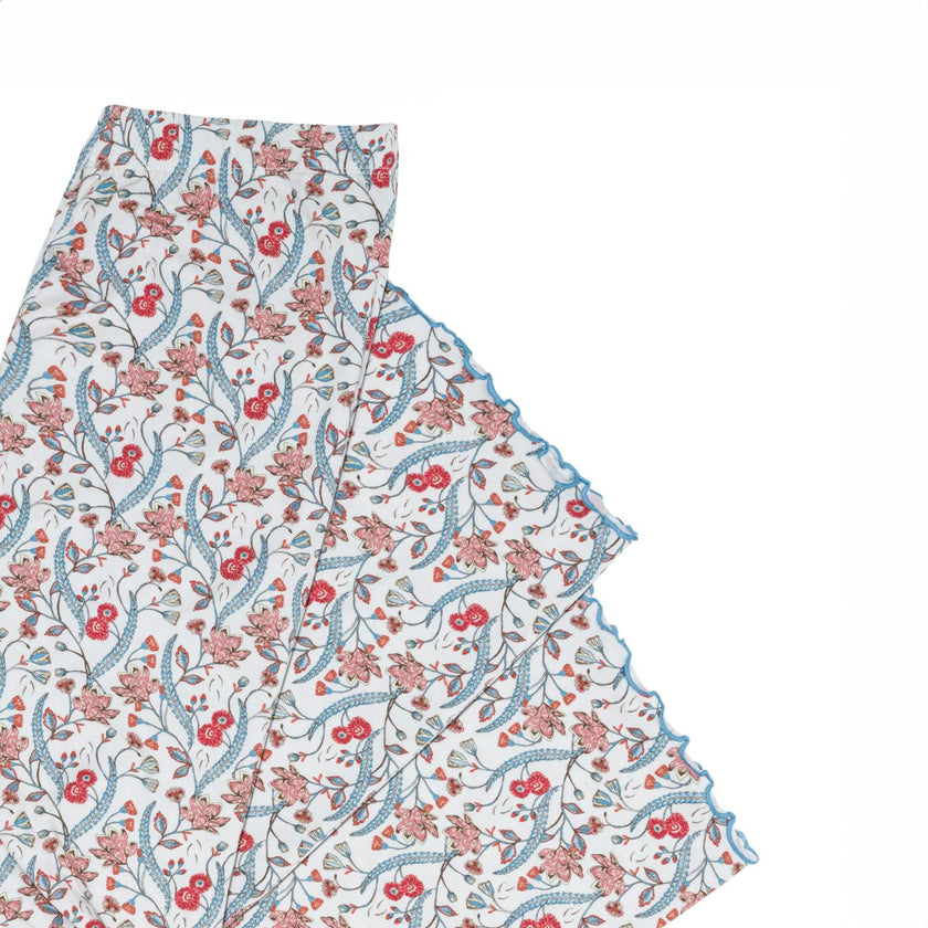 women's mercado bloom short sleeve pima pajamas set