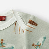 Vintage Surf Bamboo Newborn Gown & Hat Set