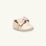 Baby Bow Ballet Flat | Cream Leather