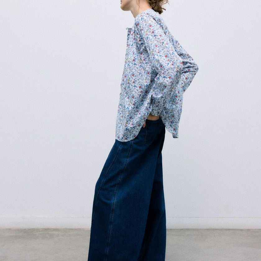 TNS Denim Extra Wide Woman Pant Indigo Denim
