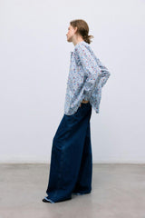 TNS Denim Extra Wide Woman Pant Indigo Denim
