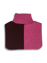 children's merino neck warmer - cherry berry