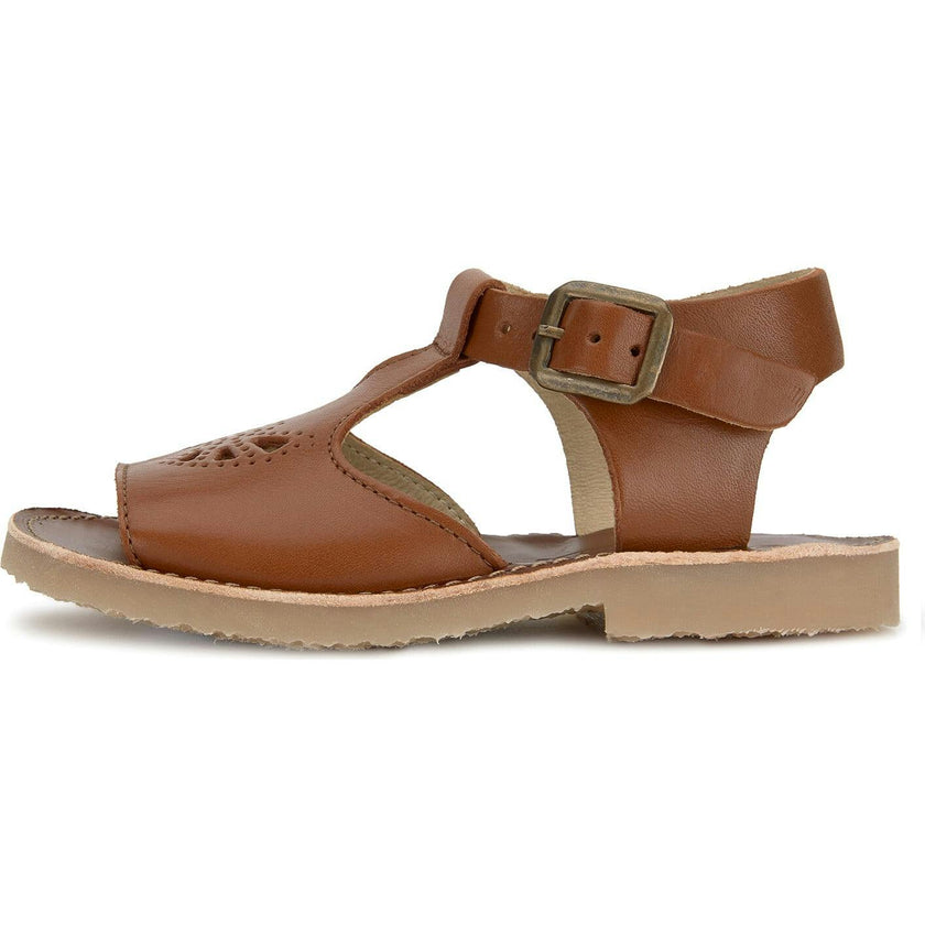 Belle T-Bar Sandal, Brown