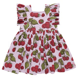 Girls Elsie Dress - Lavender Raspberries