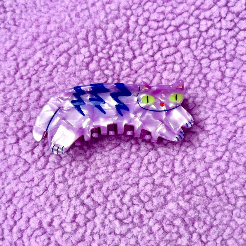 Purple Cat Hair Claw